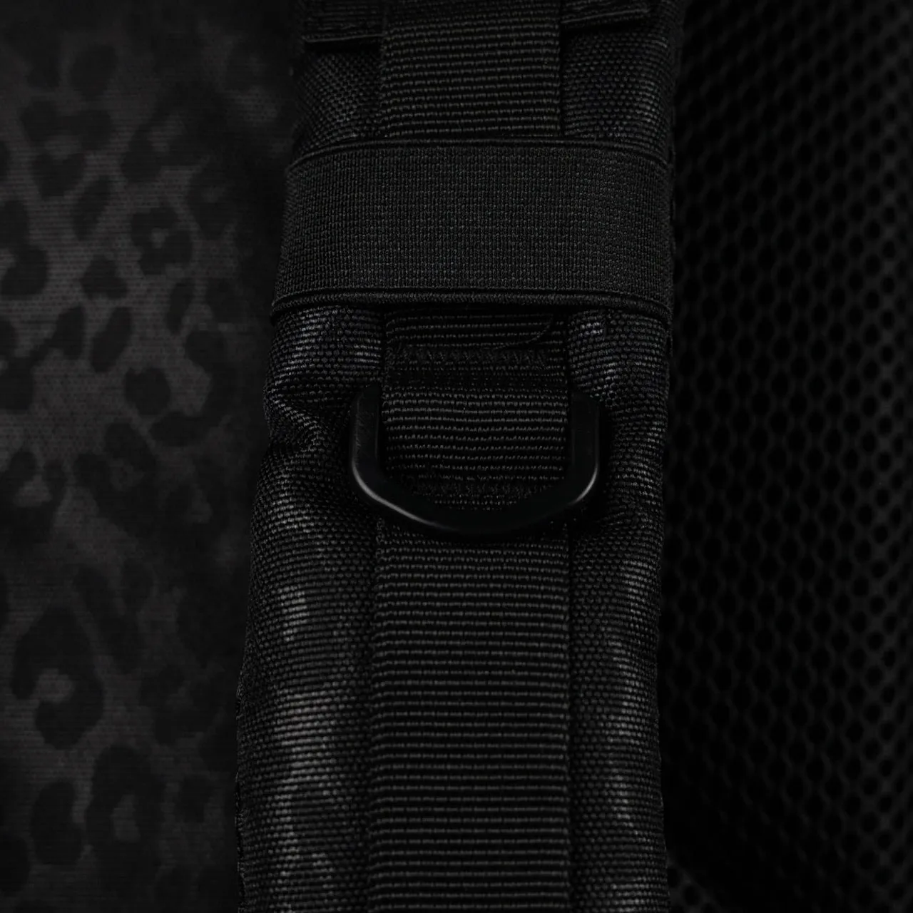 45L Backpack Black Leopard