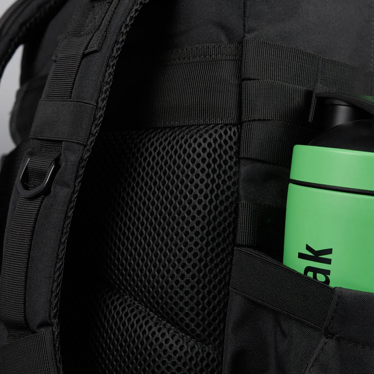 45L Backpack Black Neon Green