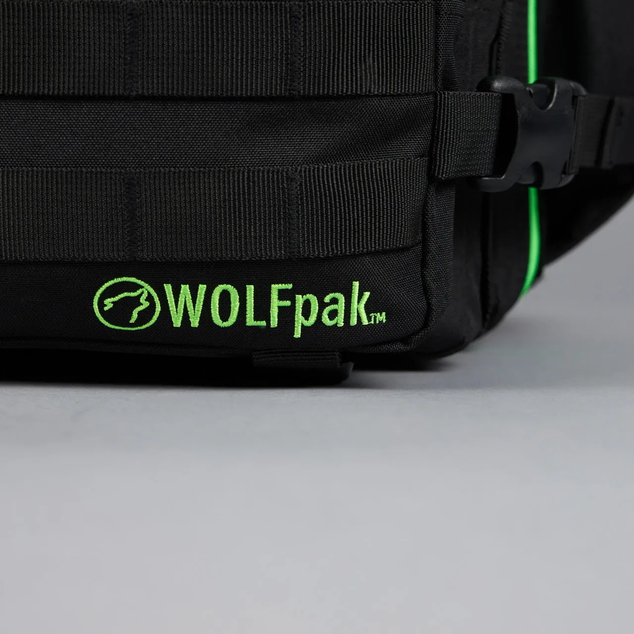 45L Backpack Black Neon Green