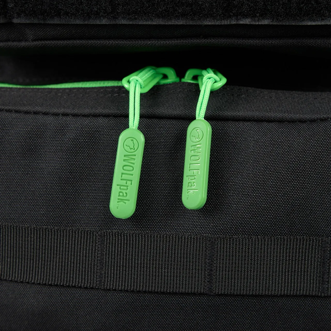 45L Backpack Black Neon Green