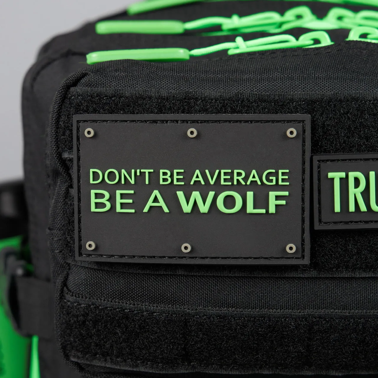 45L Backpack Black Neon Green