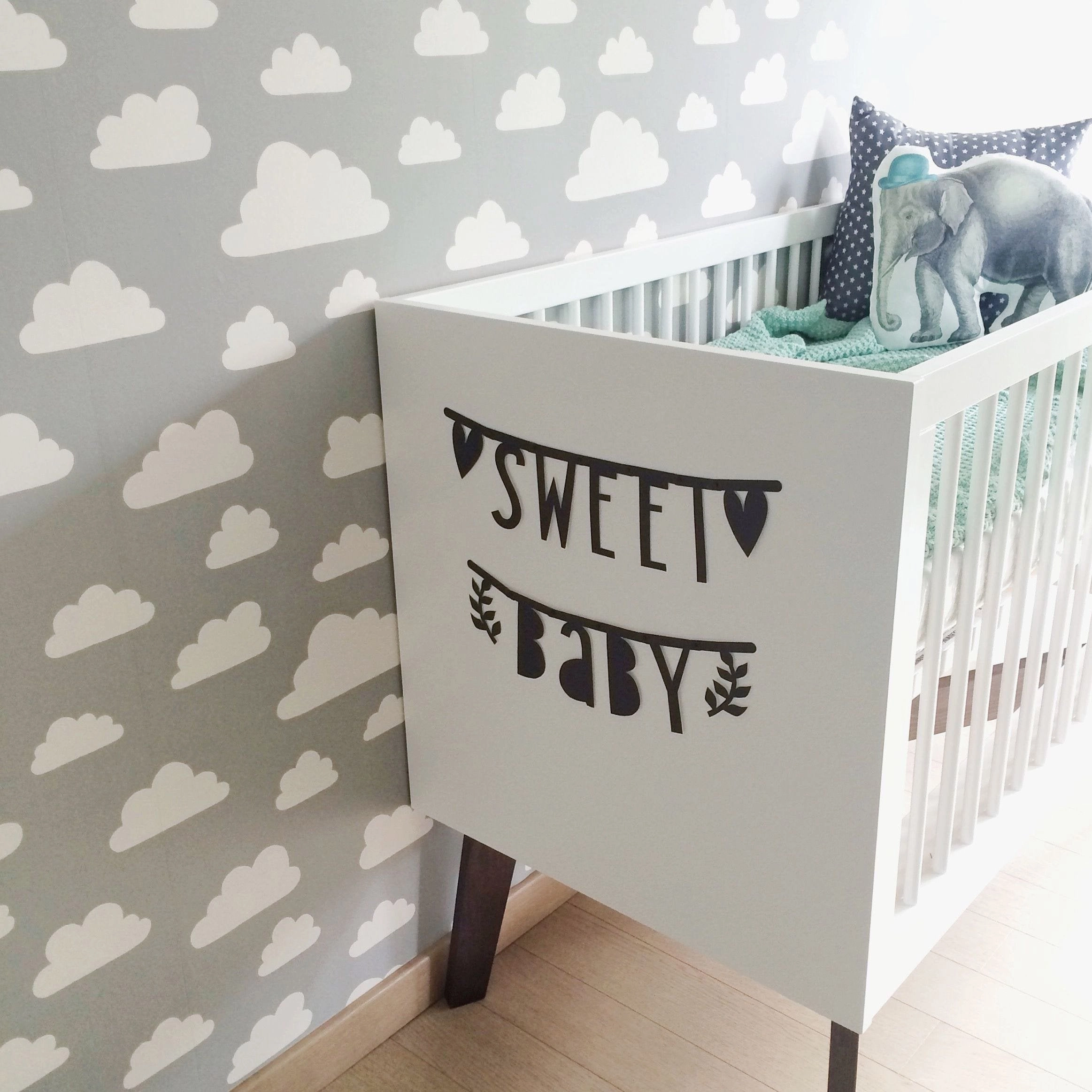 A Little Lovely Company Letter Banner Black