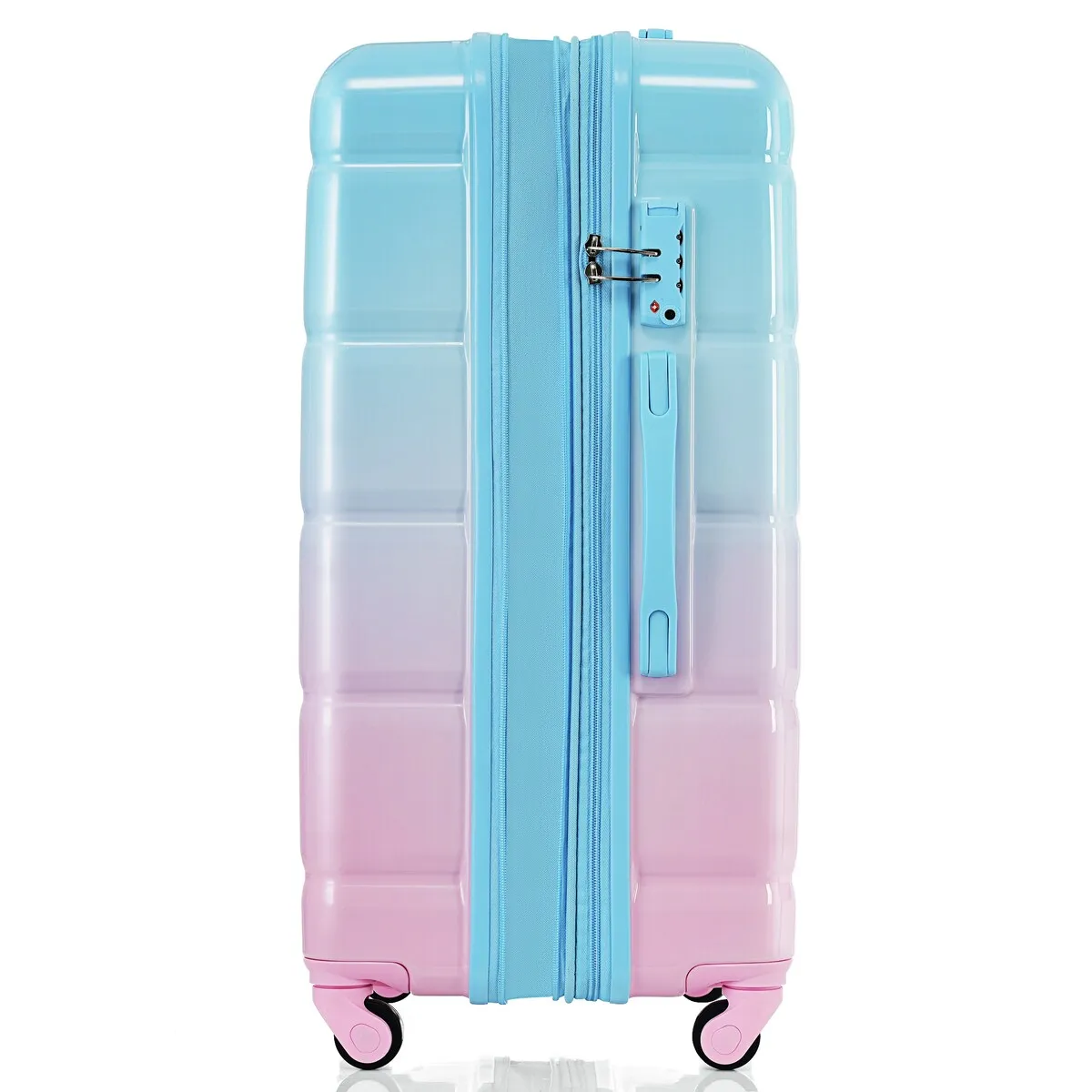 Airline Certified Carry-on Luggage Set of 3 with Cup Holder and USB Port