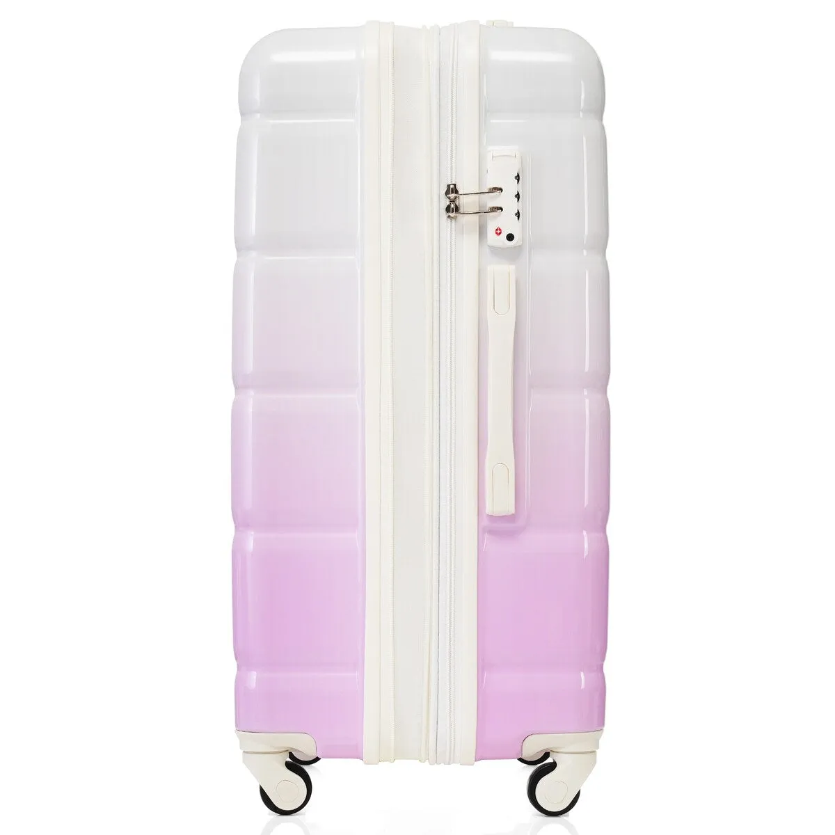 Airline Certified Carry-on Luggage Set of 3 with Cup Holder and USB Port