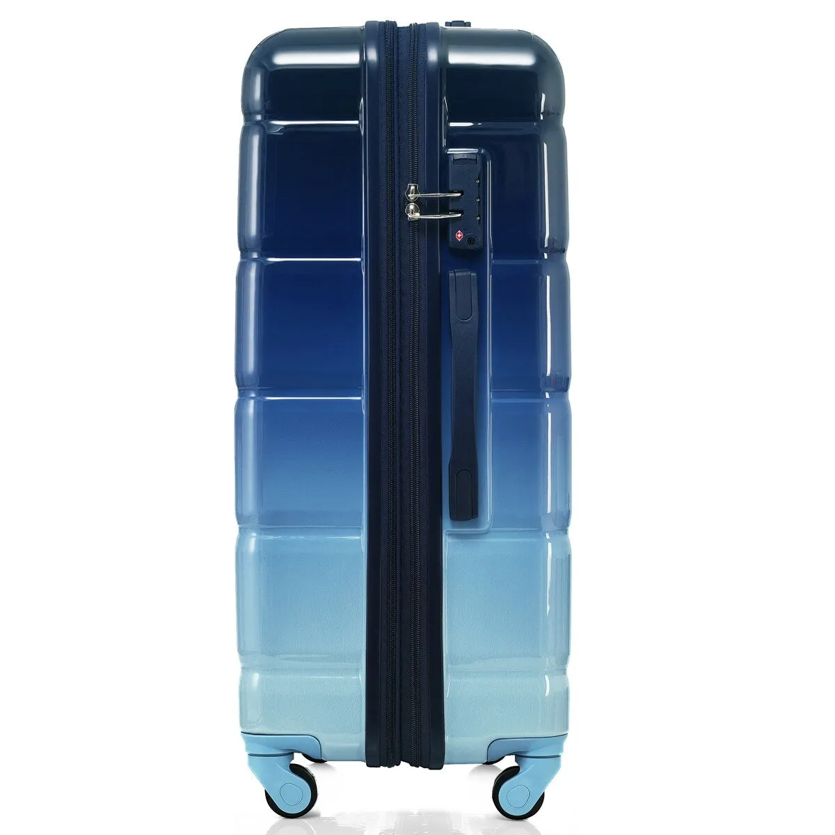 Airline Certified Carry-on Luggage Set of 3 with Cup Holder and USB Port