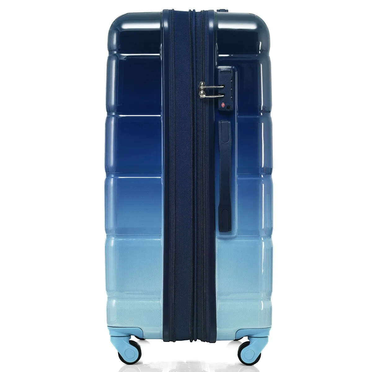 Airline Certified Carry-on Luggage Set of 3 with Cup Holder and USB Port