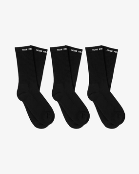 Allday Socks Black 3Xpack