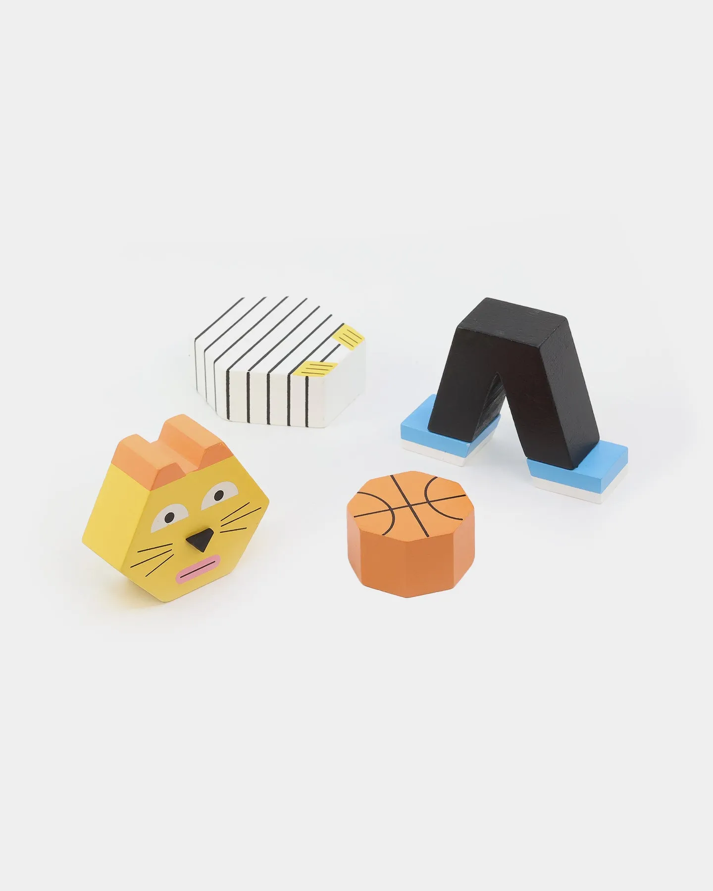Areaware Kids' Block Party Cat Multi