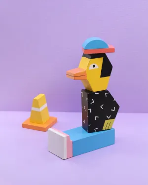 Areaware Kids' Block Party Duck Multi
