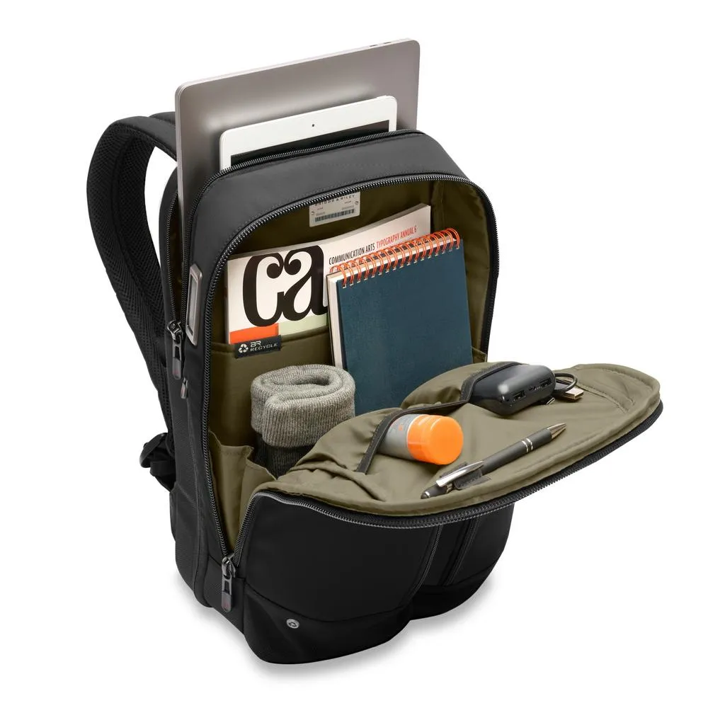 Briggs & Riley Recycled Day Bag Medium Expandable Backpack