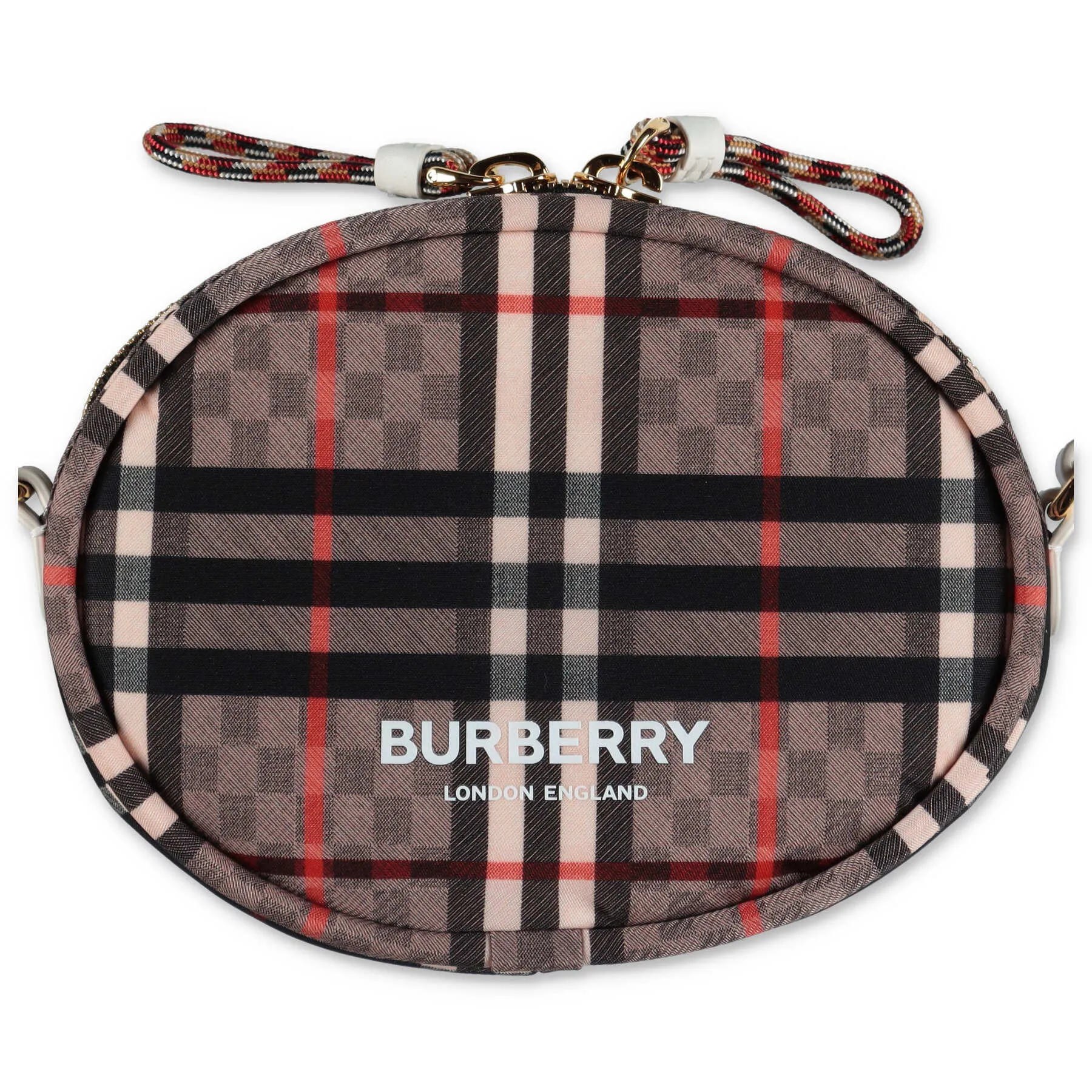 Burberry Kids Logo Printed Zip-Up Shoulder Bag
