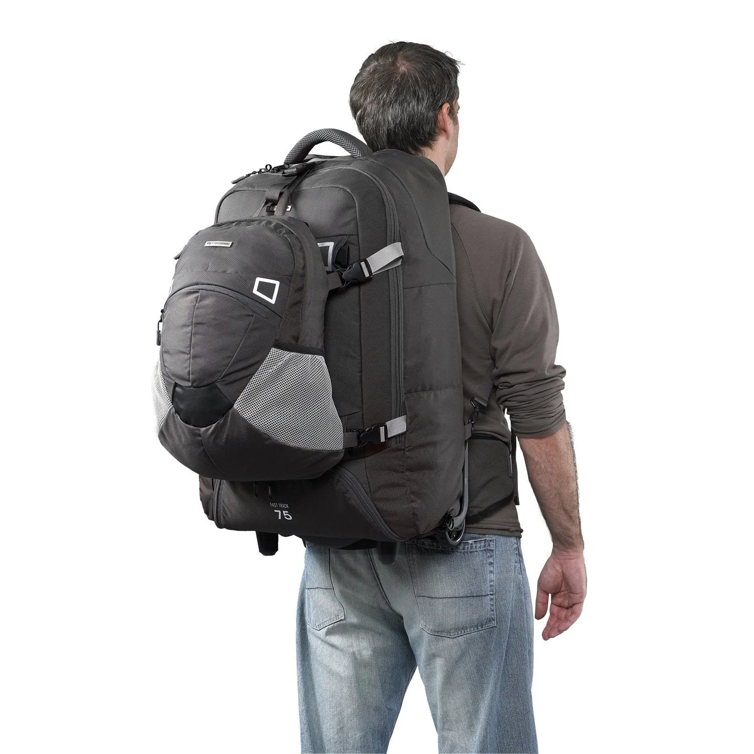 Caribee Wheeled Travel Pack Fast Track 85 Backpack