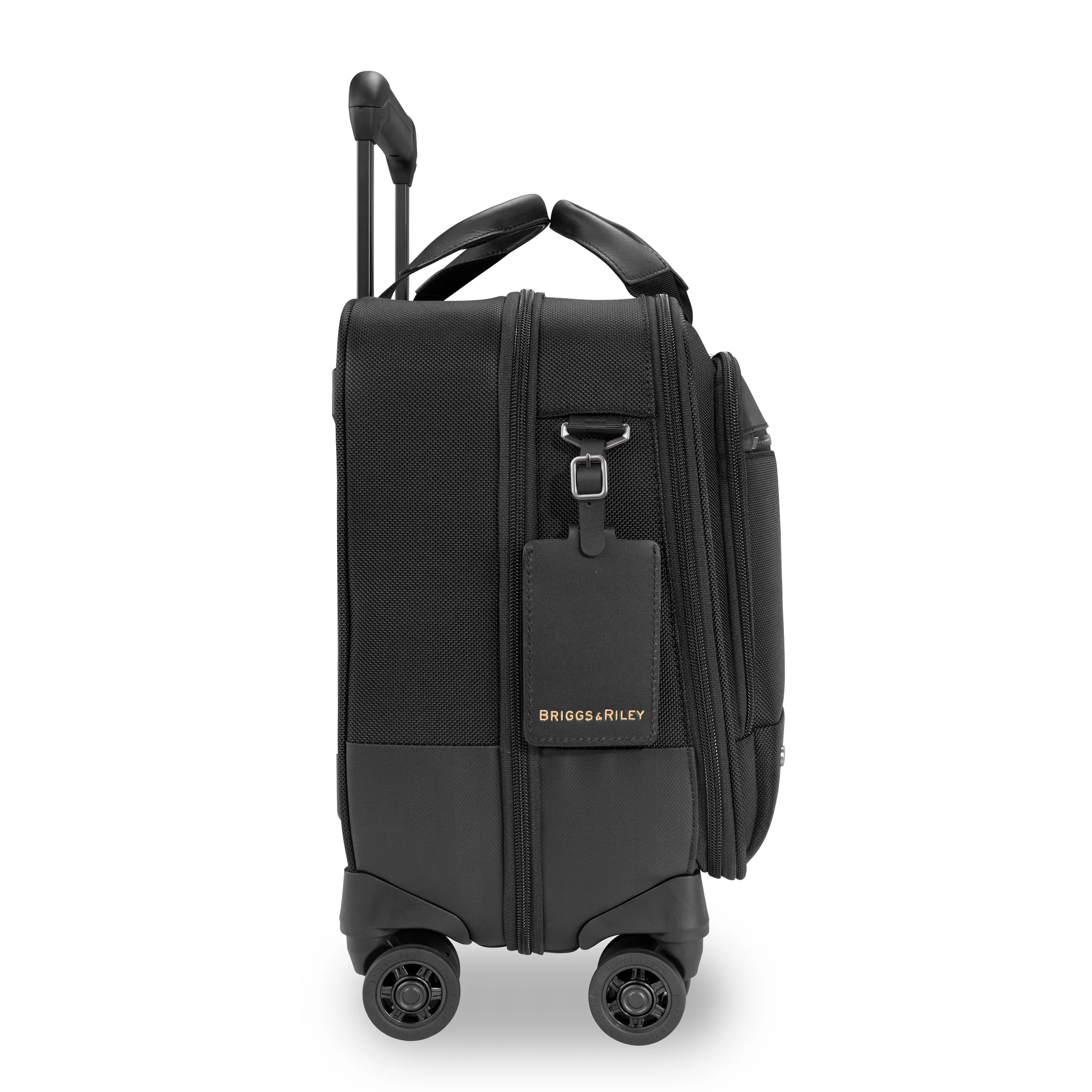 DISCONTINUED- Briggs & Riley @WORK Collection Softside Large Spinner Zippered Briefcase (Free Monogram)- KR430SP