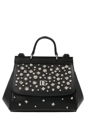 Dolce & Gabbana Kids Spike-Stud Shoulder Bag