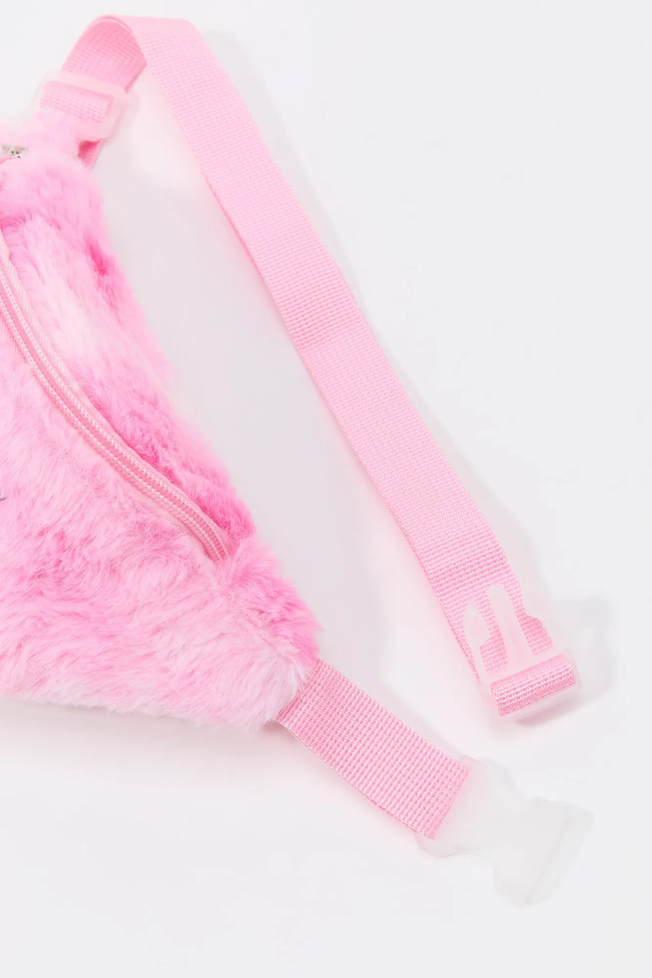 Girls Faux-Fur Critter Fanny Pack
