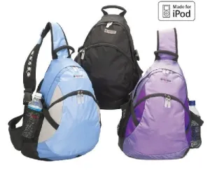 Good Hope Bags 5242BLK The Psycho iPod Ready Backpack Sling