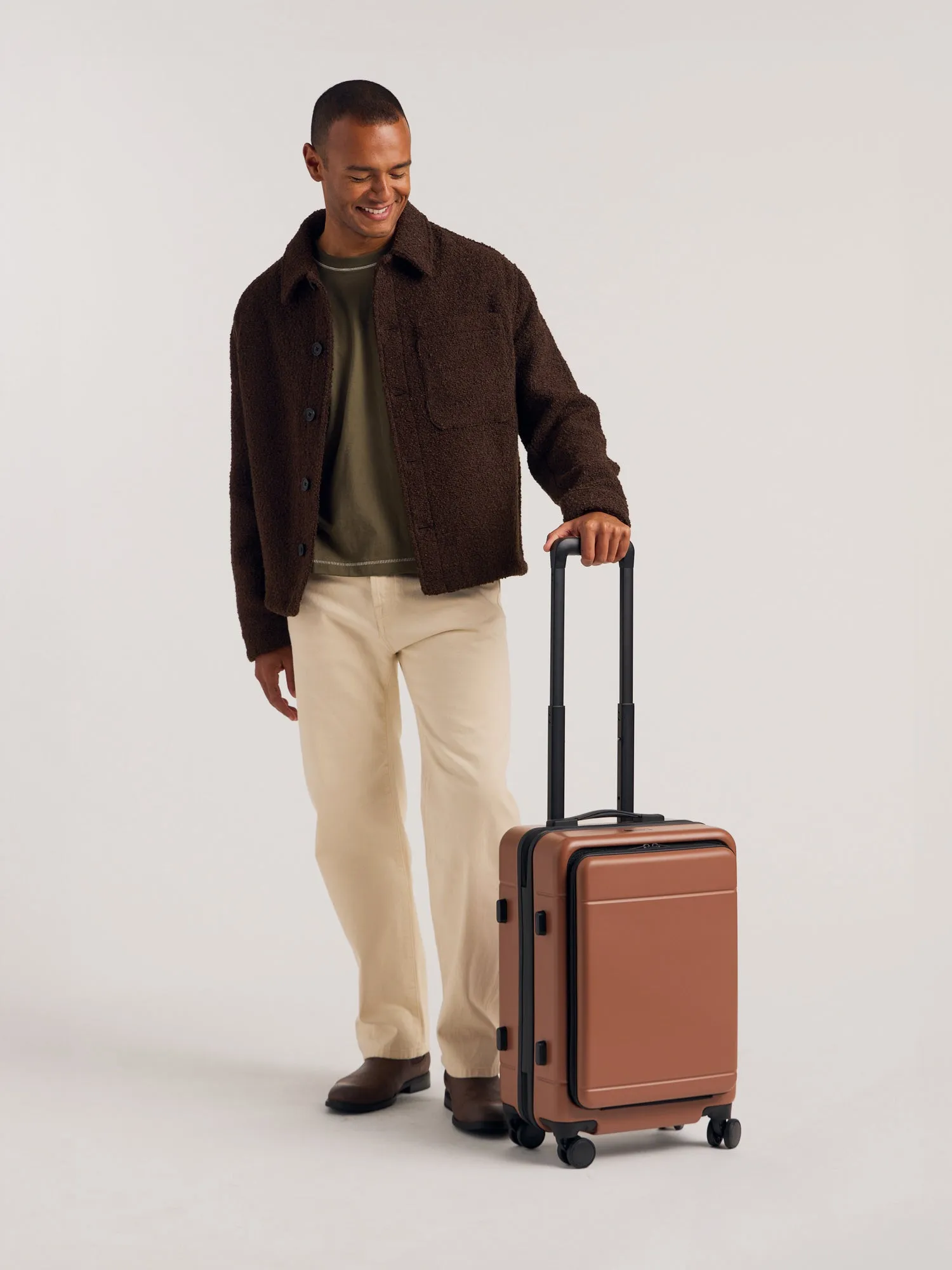 Hue Front Pocket Carry-On Luggage