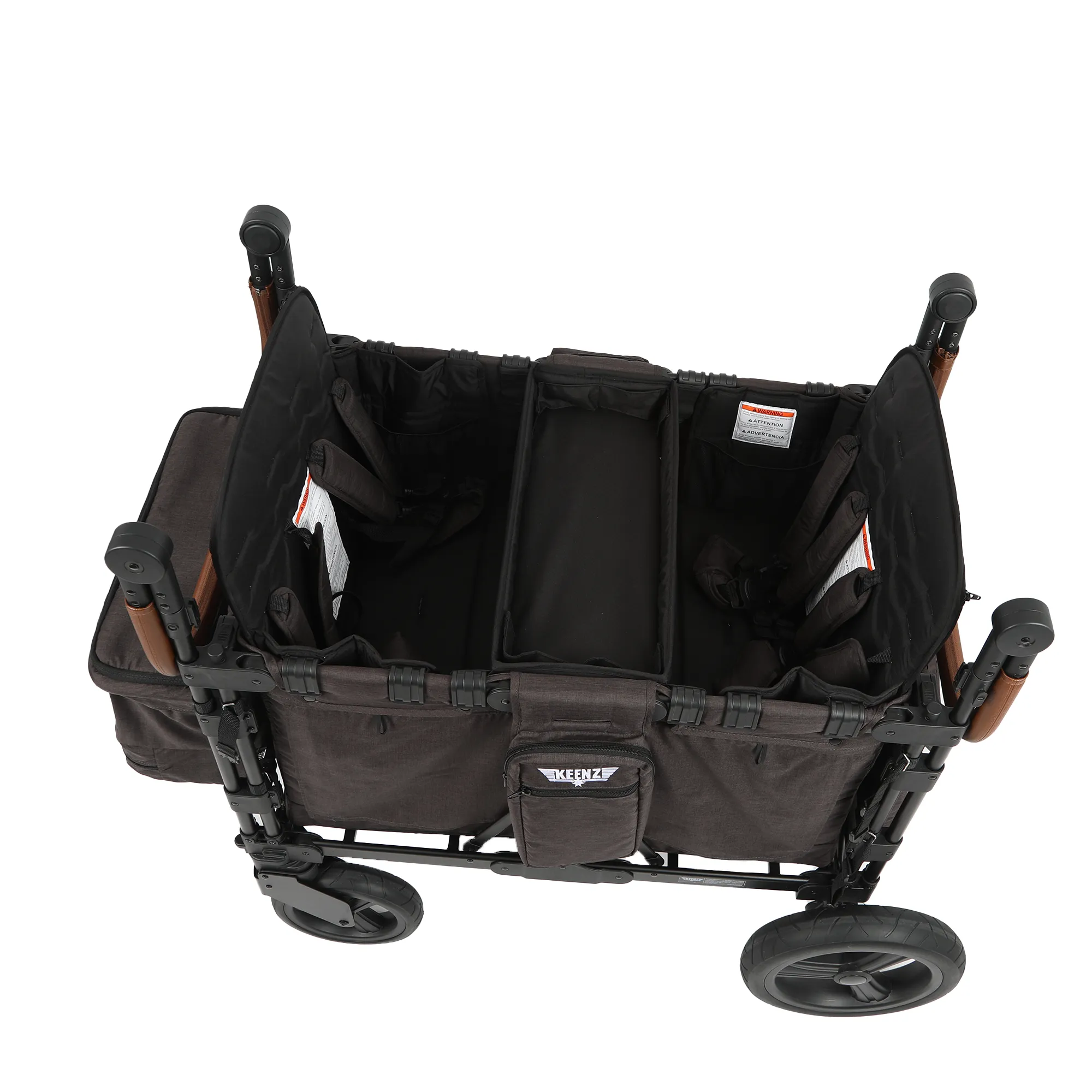 Keenz XC  2.0 Luxury Comfort Stroller Wagon - 4 Passenger (Black)
