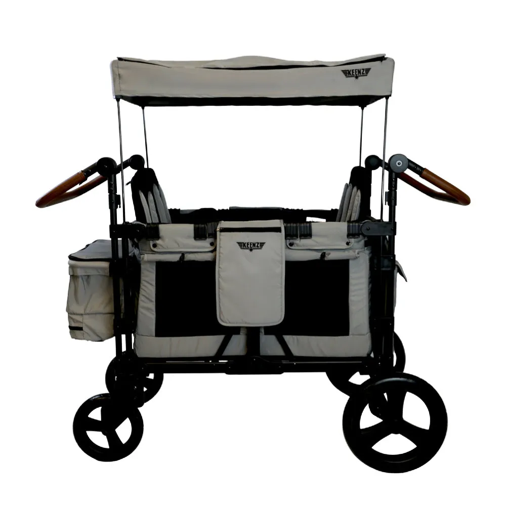Keenz XC  2.0 Luxury Comfort Stroller Wagon - 4 Passenger (Grey)