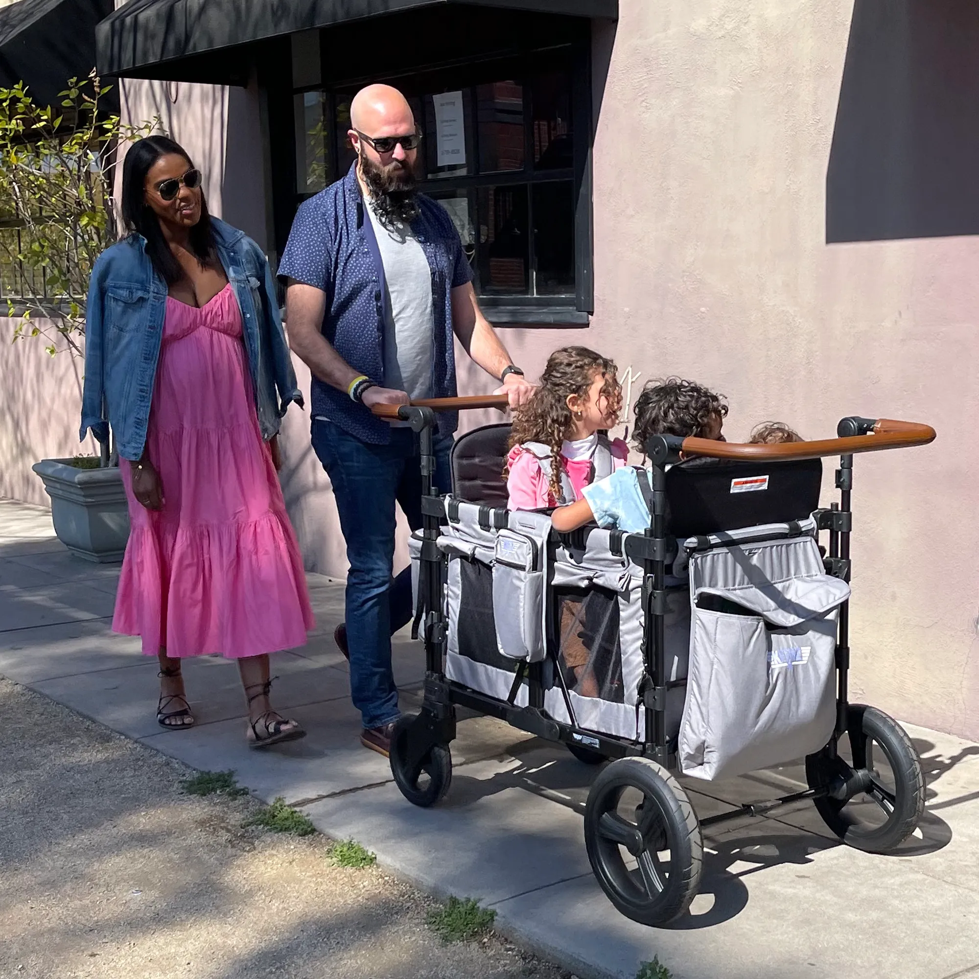 Keenz XC  2.0 Luxury Comfort Stroller Wagon - 4 Passenger (Mocha)