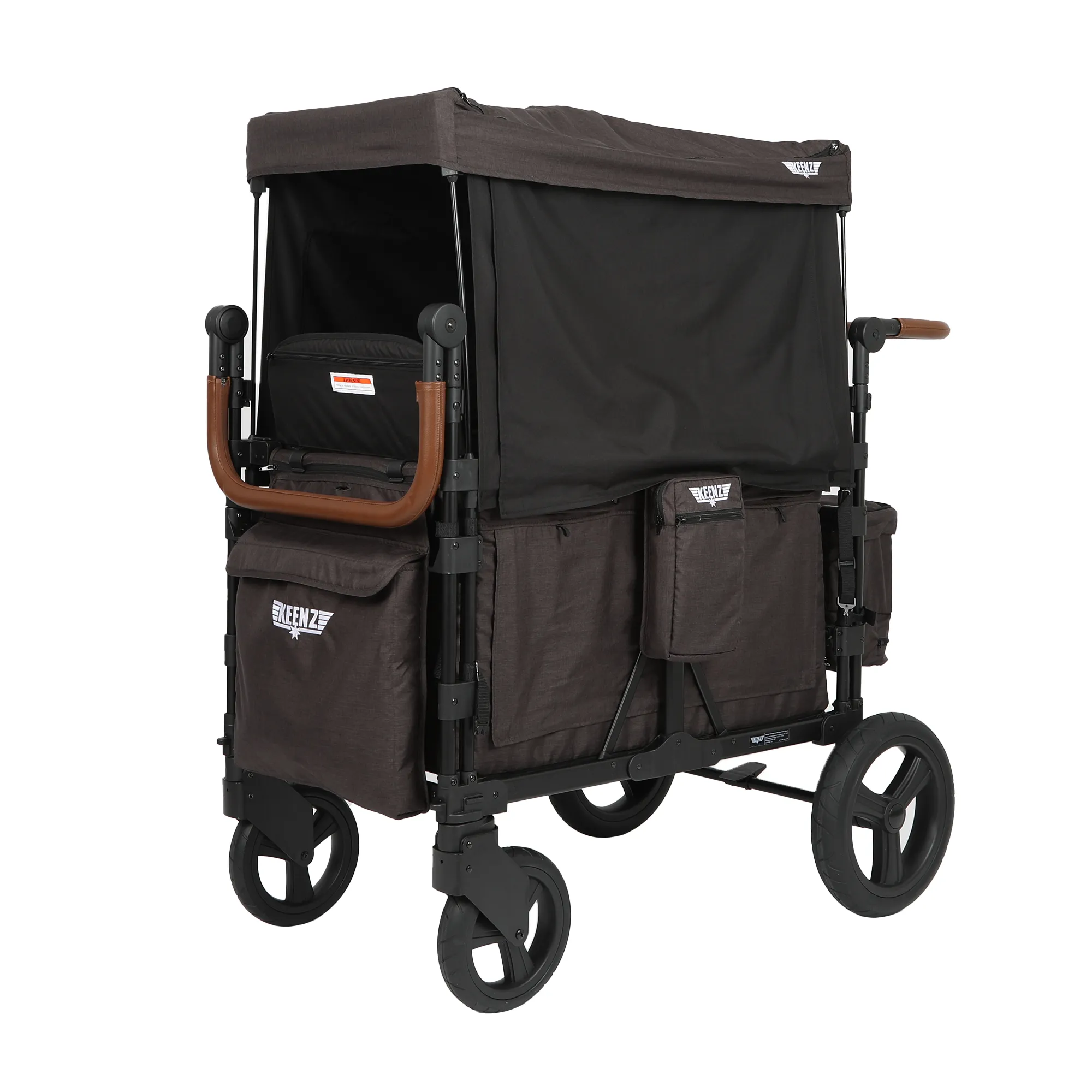 Keenz XC  2.0 Luxury Comfort Stroller Wagon - 4 Passenger (Mocha)