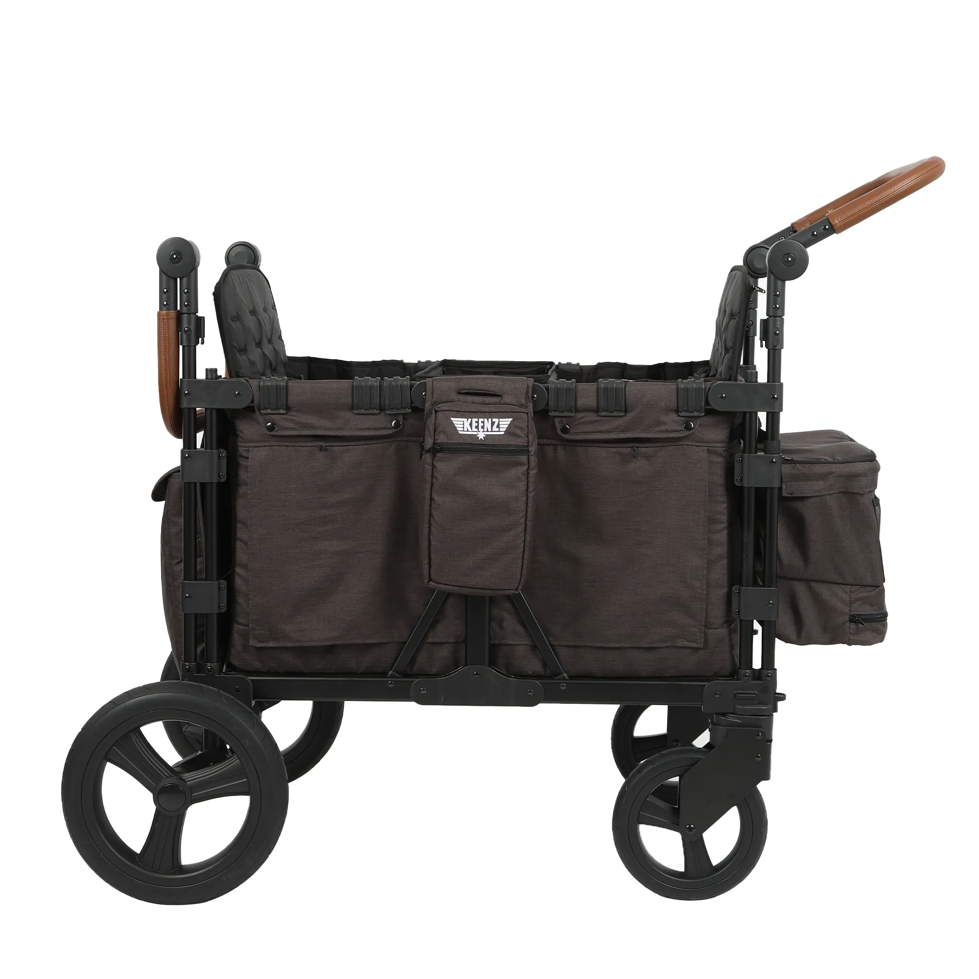 Keenz XC  2.0 Luxury Comfort Stroller Wagon - 4 Passenger (Mocha)