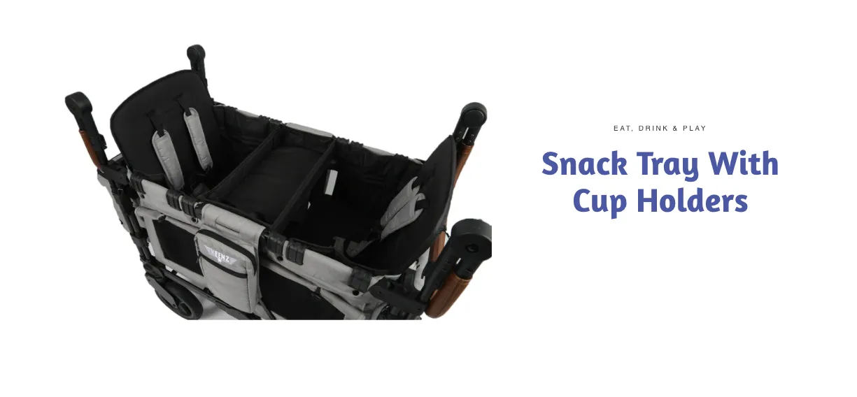 Keenz XC  2.0 Luxury Comfort Stroller Wagon - 4 Passenger (Mocha)