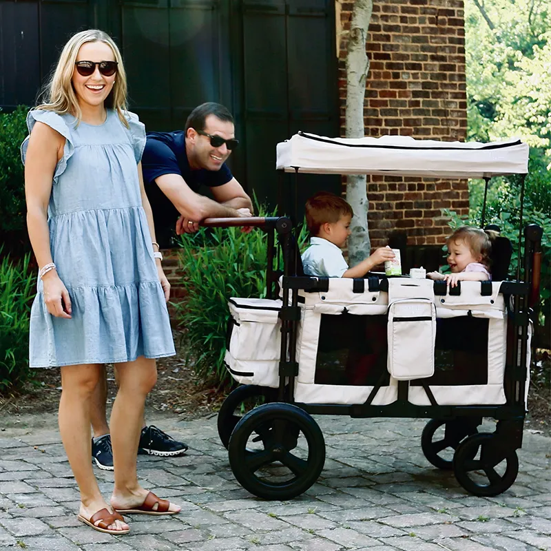 Keenz XC  2.0 Luxury Comfort Stroller Wagon - 4 Passenger (Mocha)