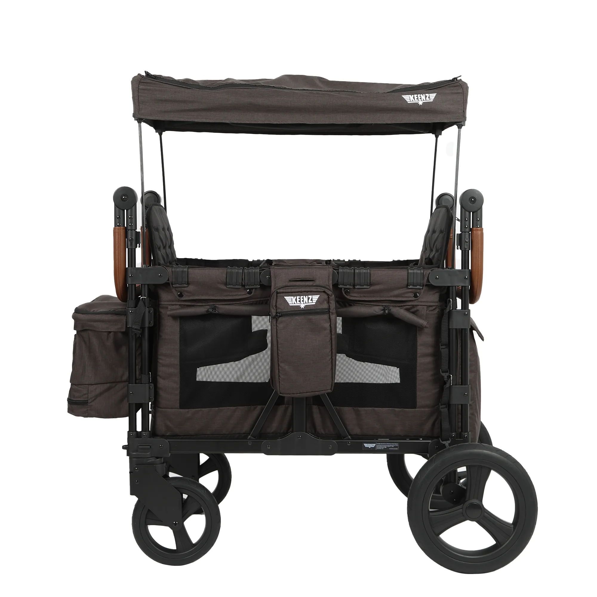 Keenz XC  2.0 Luxury Comfort Stroller Wagon - 4 Passenger (Mocha)