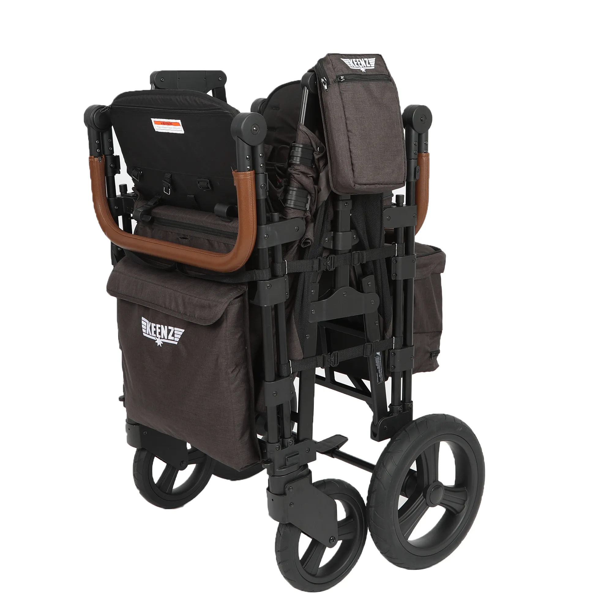 Keenz XC  2.0 Luxury Comfort Stroller Wagon - 4 Passenger (Mocha)