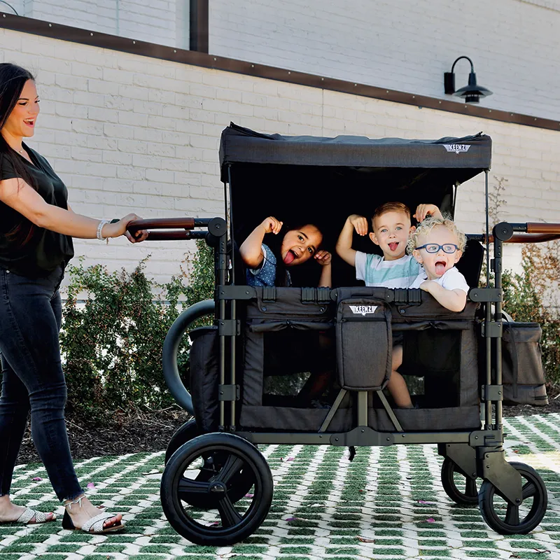 Keenz XC  2.0 Luxury Comfort Stroller Wagon - 4 Passenger (Mocha)