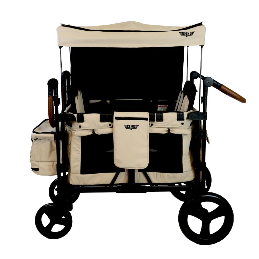 Keenz XC  2.0 Luxury Comfort Stroller Wagon - 4 Passenger (Mocha)