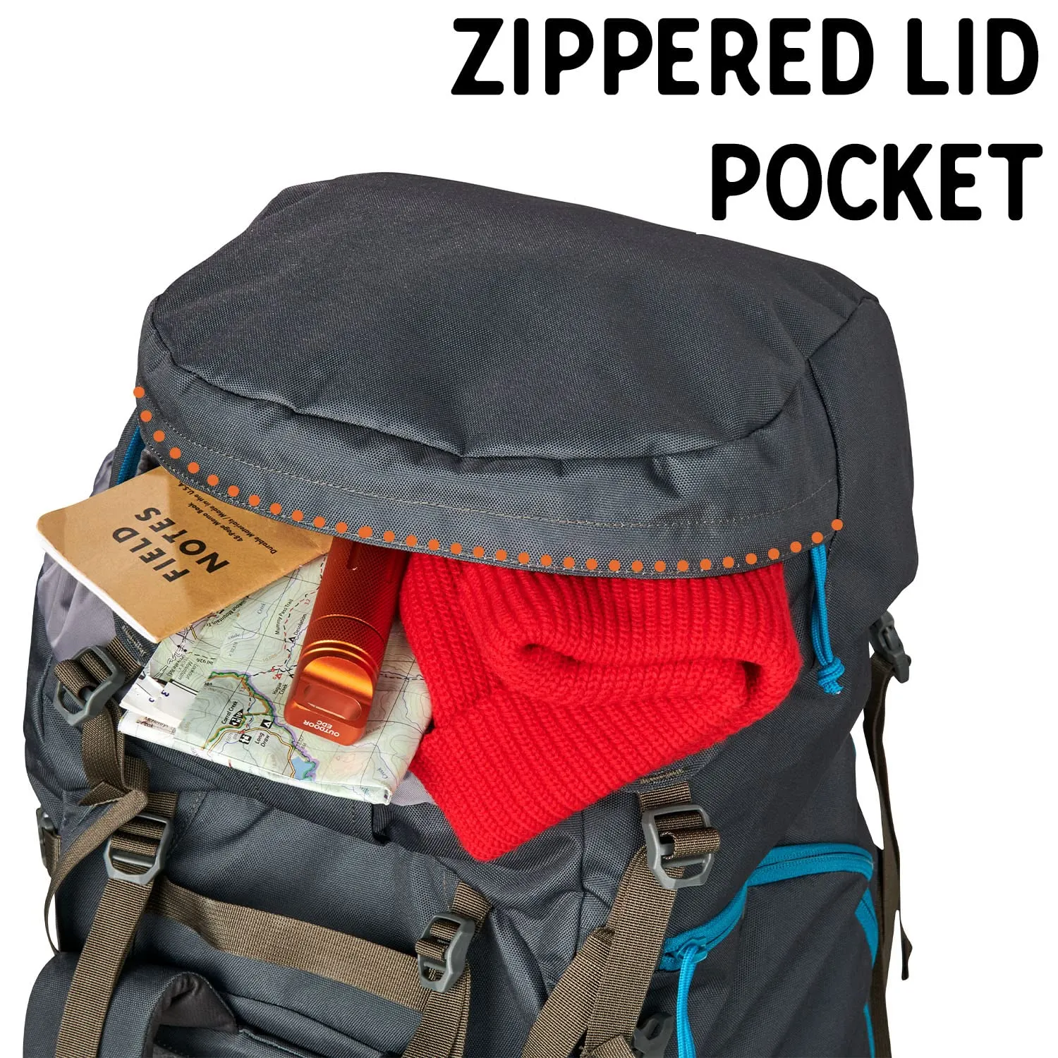 Kelty Asher Day Hiking Pack,55L