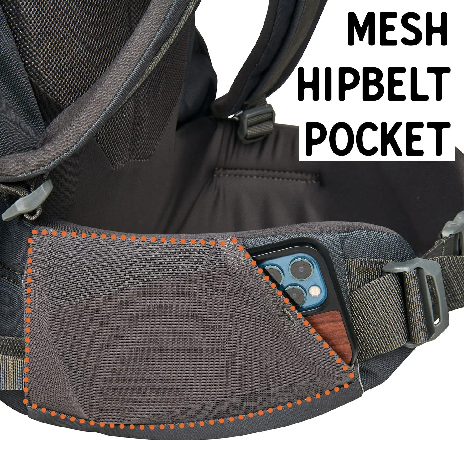 Kelty Asher Day Hiking Pack,55L