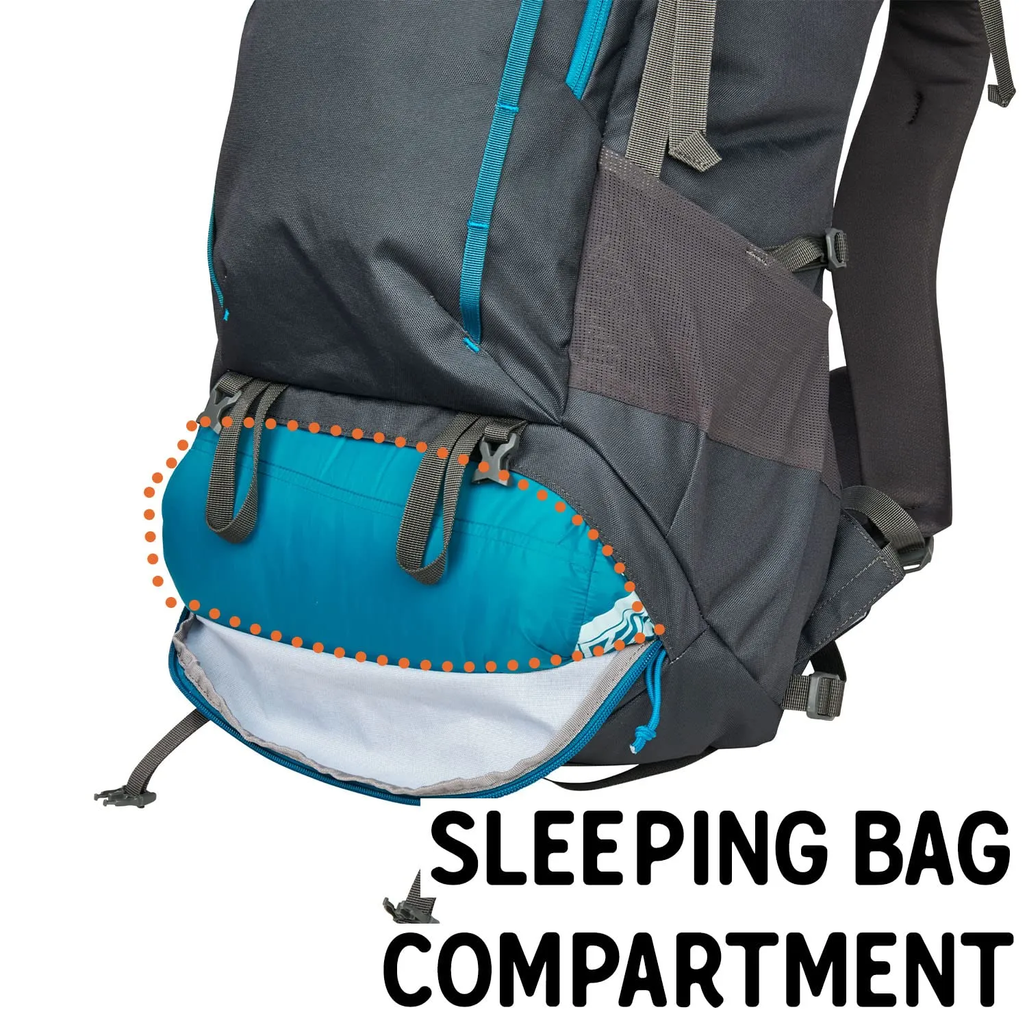 Kelty Asher Day Hiking Pack,55L