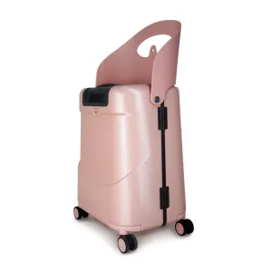MiaMily 4-Wheel Carry On Luggage with Seat for Kids with Seat Belt