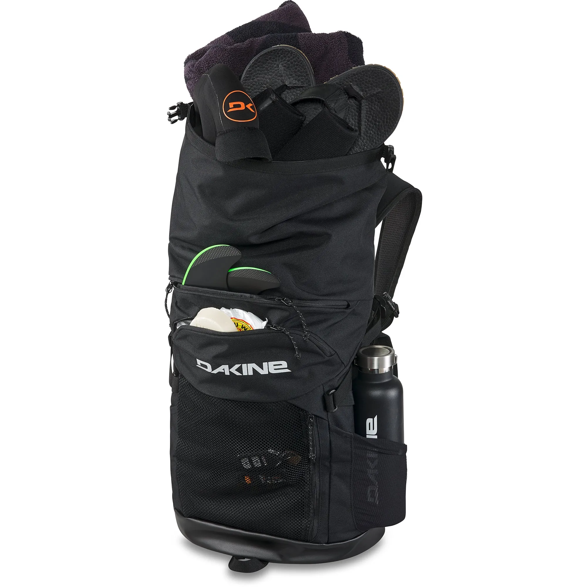 Mission Surf Wet/Dry Rolltop Backpack 30L - Black