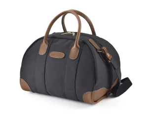 Overnighter Bag - Black FibreNyte / Tan Leather