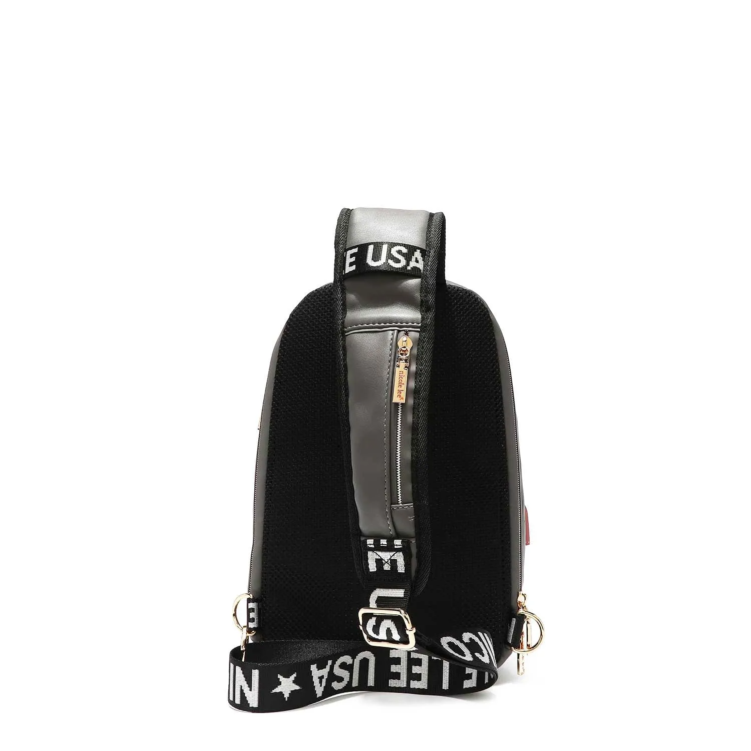 PAULINA SLING BACKPACK WITH USB CHARGING AND EARPHONE PORTS