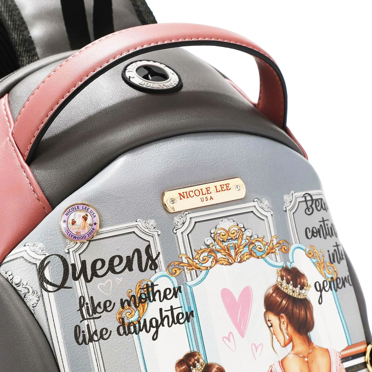 PAULINA SLING BACKPACK WITH USB CHARGING AND EARPHONE PORTS