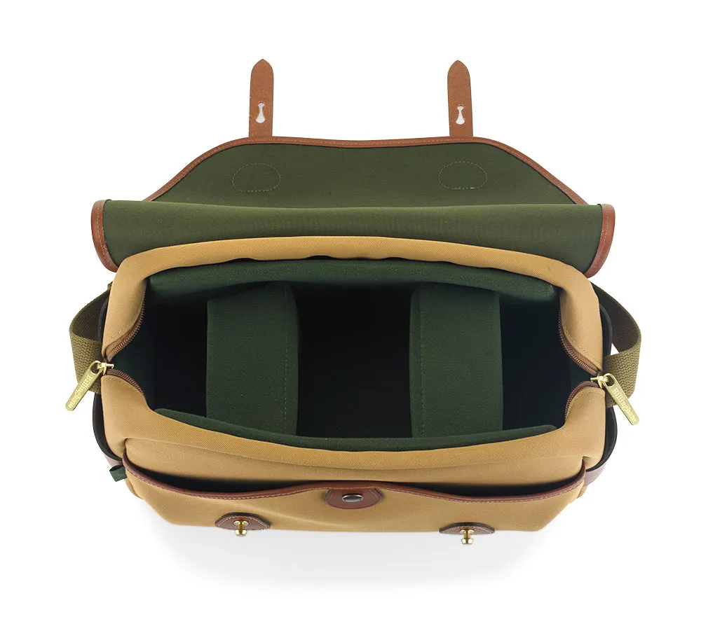 S4 Camera Bag - Sage FibreNyte / Chocolate Leather