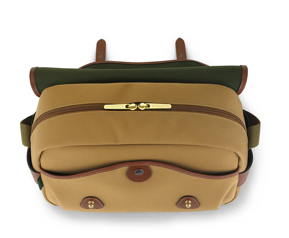 S4 Camera Bag - Sage FibreNyte / Chocolate Leather