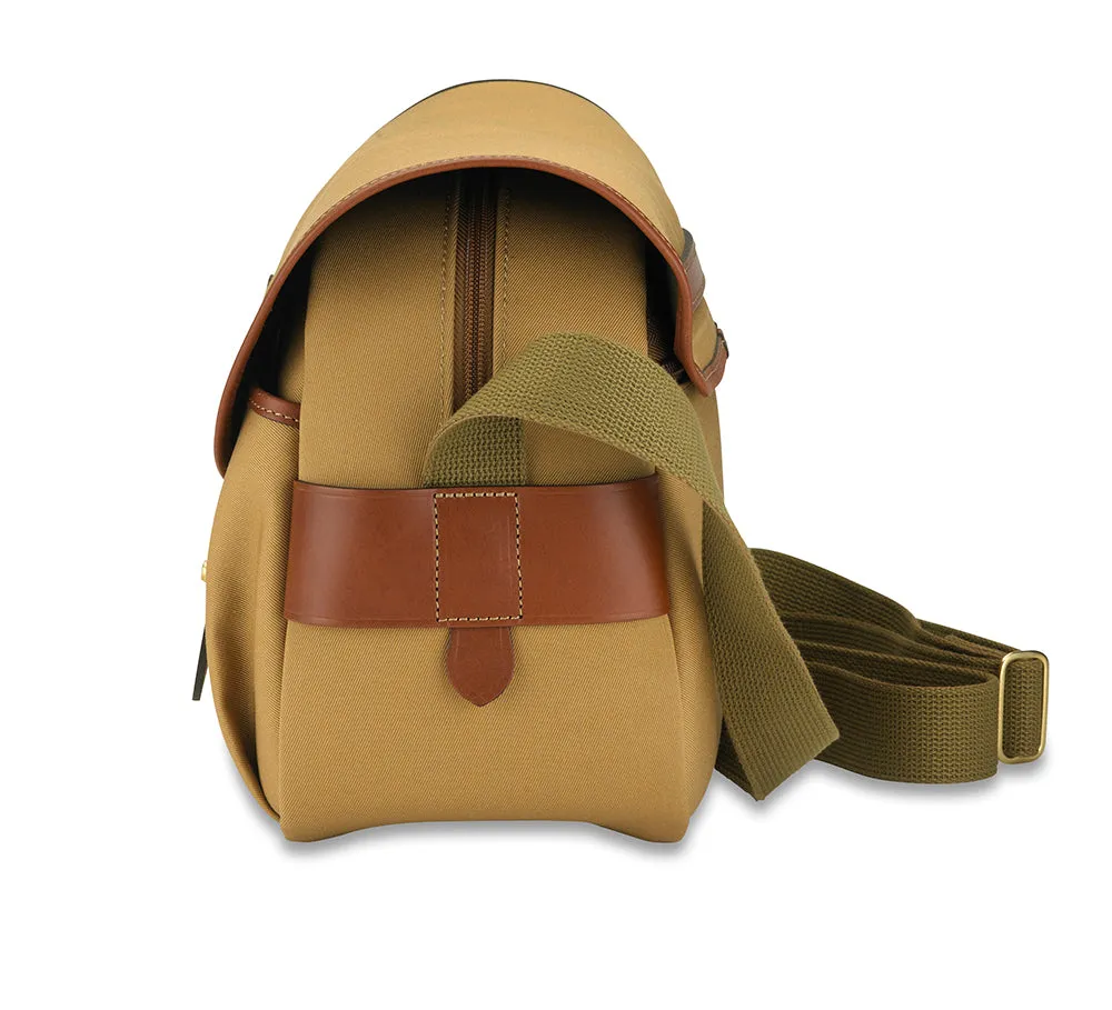 S4 Camera Bag - Sage FibreNyte / Chocolate Leather