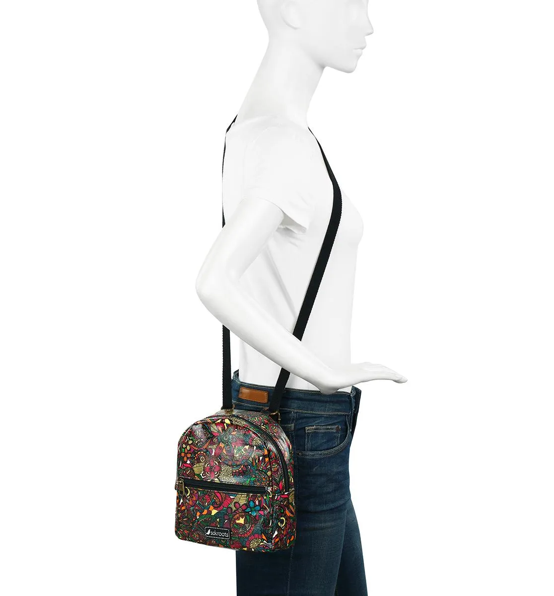 Sakroots Mini Crossbody Backpack