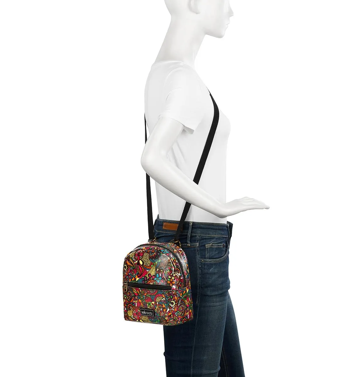 Sakroots Mini Crossbody Backpack