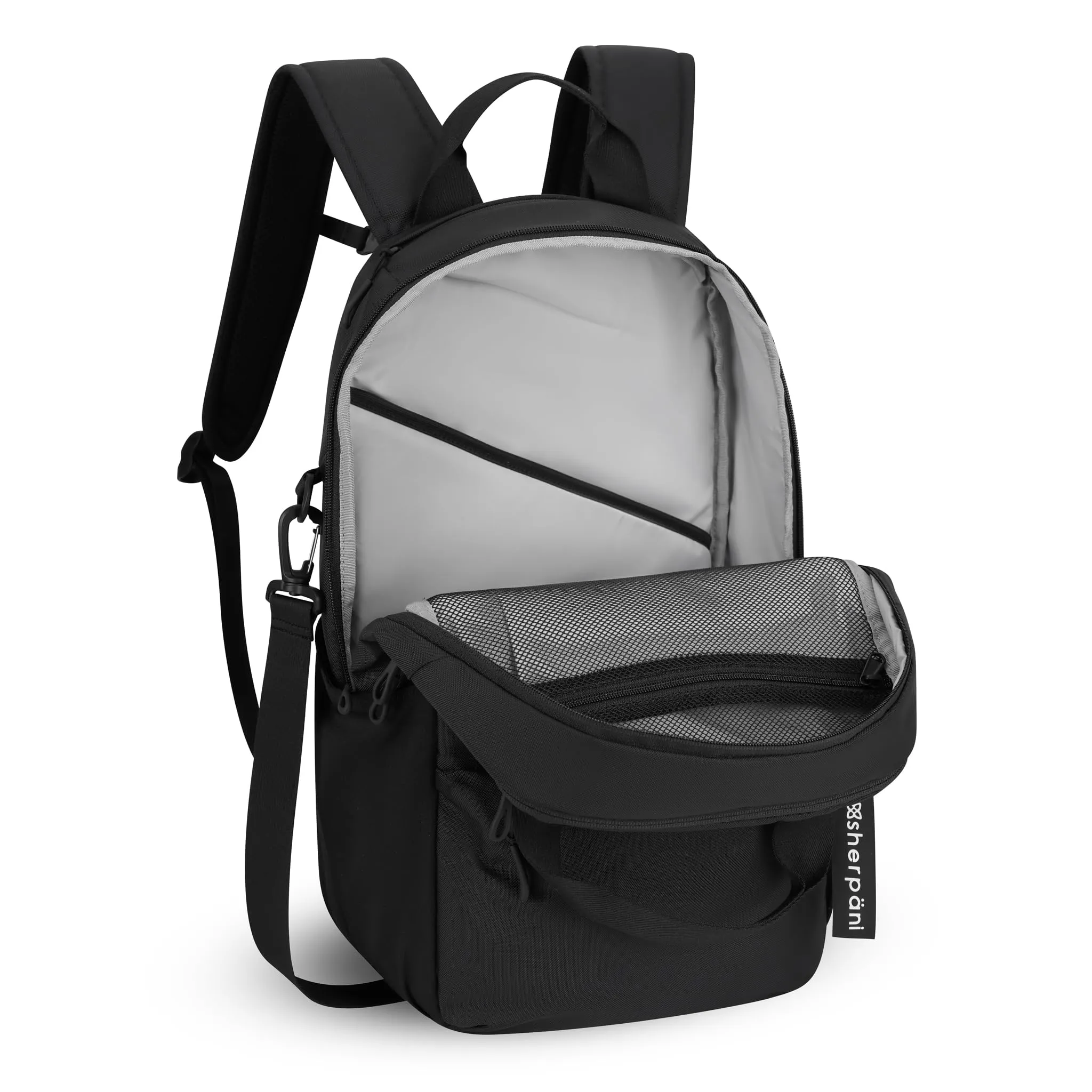 Sherpani Camden Convertible Backpack Tote for Women Fits 15 Inch Laptop