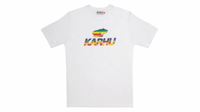 TEAM COLLEGE T–SHIRT - WHITE/MULTI COLOUR