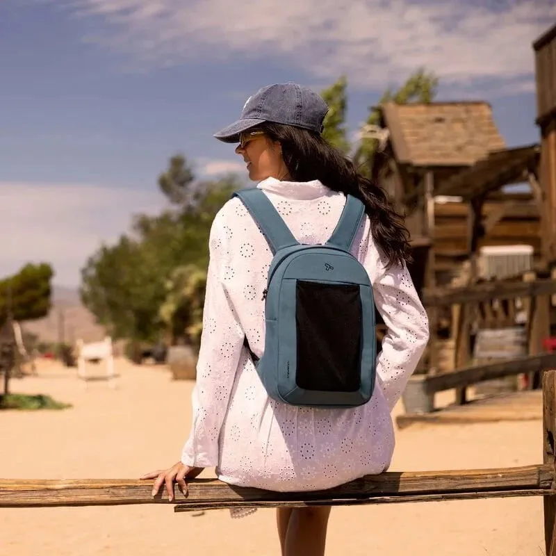 Travelon The Voyages Anti-Theft Small Backpack with XL Water Bottle Pocket