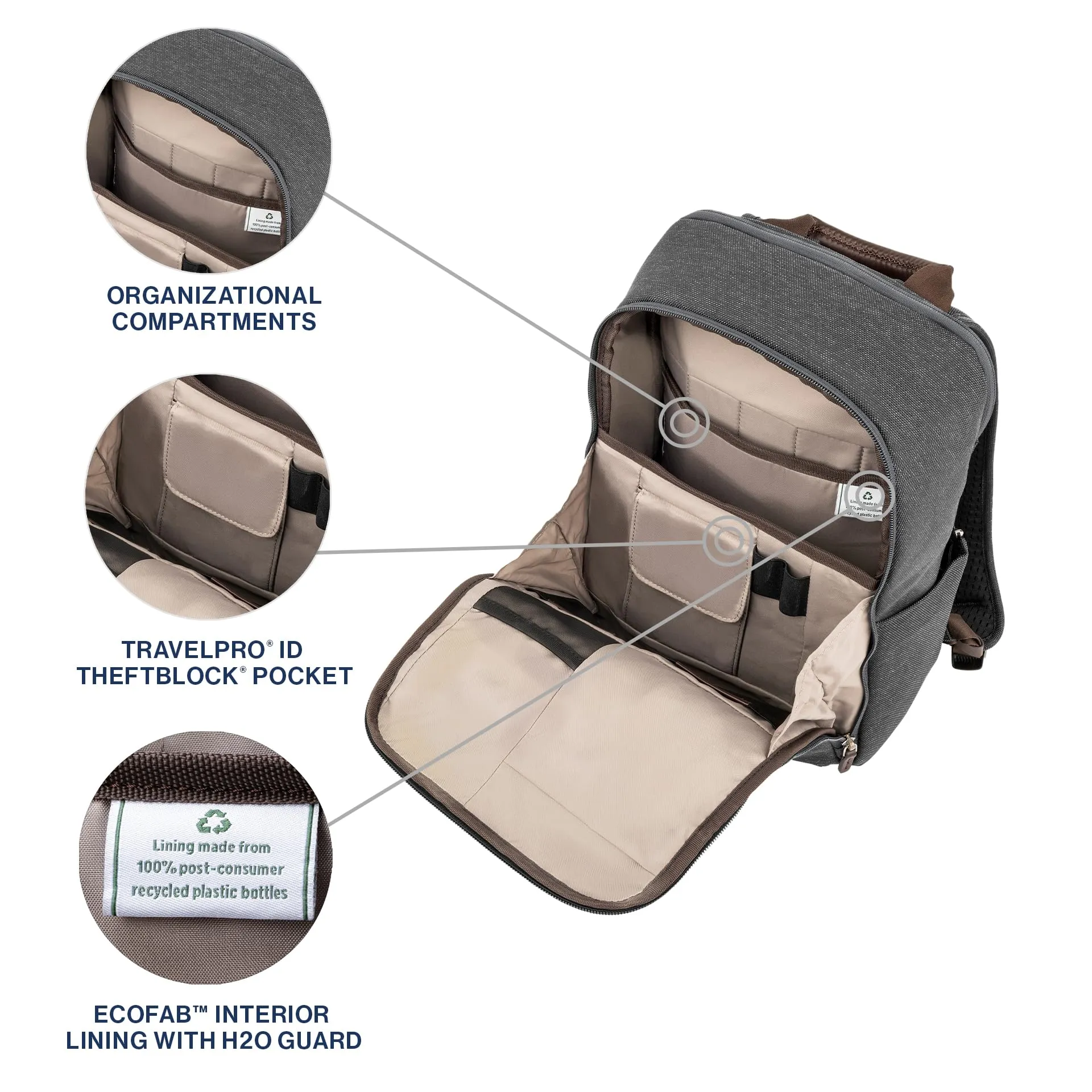 Travelpro Platinum Elite Laptop Travel Backpack, Fits up to 16 Inch Laptop