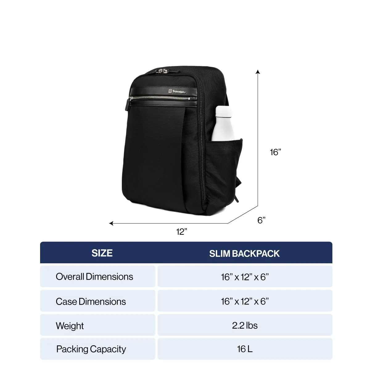Travelpro Platinum Elite Laptop Travel Backpack, Fits up to 16 Inch Laptop